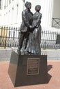 Full Size Statue of Dred Scott and Wife Harriet Robinson Royalty Free Stock Photo